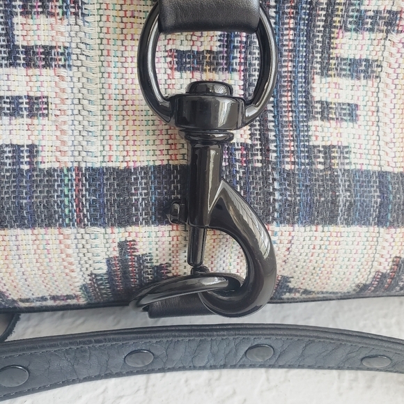 Rebecca Minkoff MAC Southwestern Woven Tweed Aztec Western Boho Bag - Picture 10 of 15